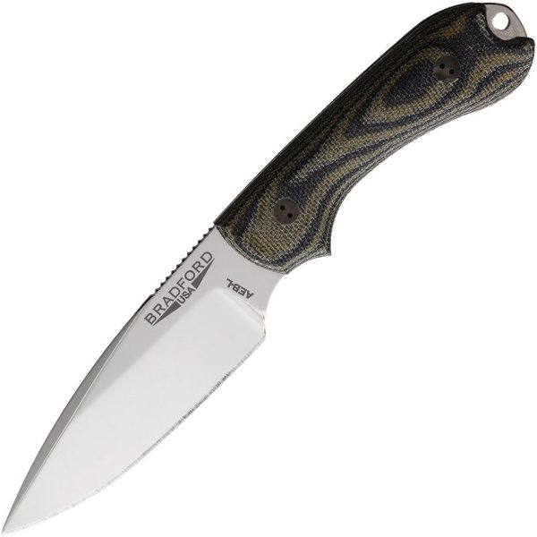 Bradford Guardian 3 HP Fixed Blade Knife AEB-L Camo G10