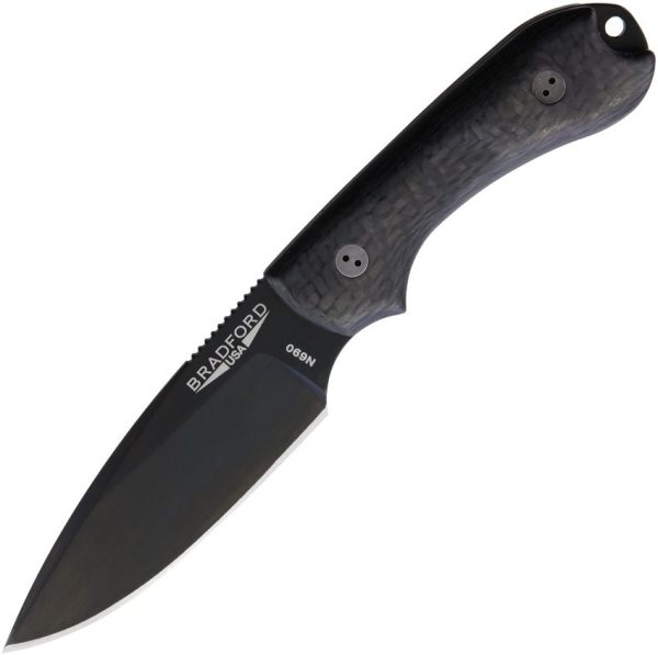 Bradford Guardian 3 DLC Fixed Blade Knife N690 Carbon Fiber