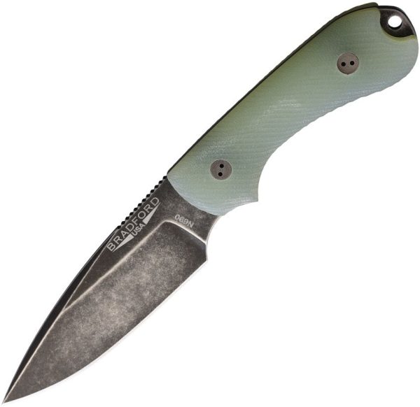 Bradford Guardian 3 Ghost Fixed Blade N690 Jade G10
