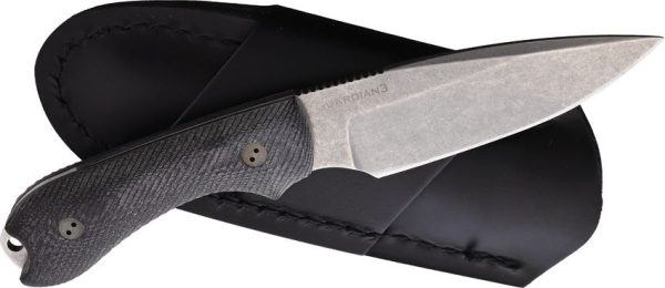 Bradford Guardian 3 Fixed Blade Knife AEB-L Stainless Black Micarta