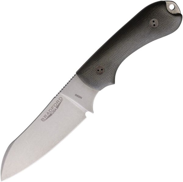 Bradford Guardian 3 Fixed Blade N690 OD Green Micarta