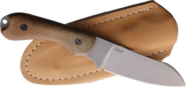 Bradford Guardian 3 Natural Fixed Blade N690 Sheepsfoot Knife