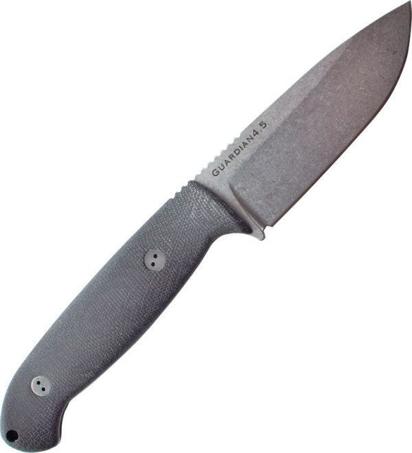 Bradford Guardian 4.5 Fixed Blade Knife N690 Stainless Black