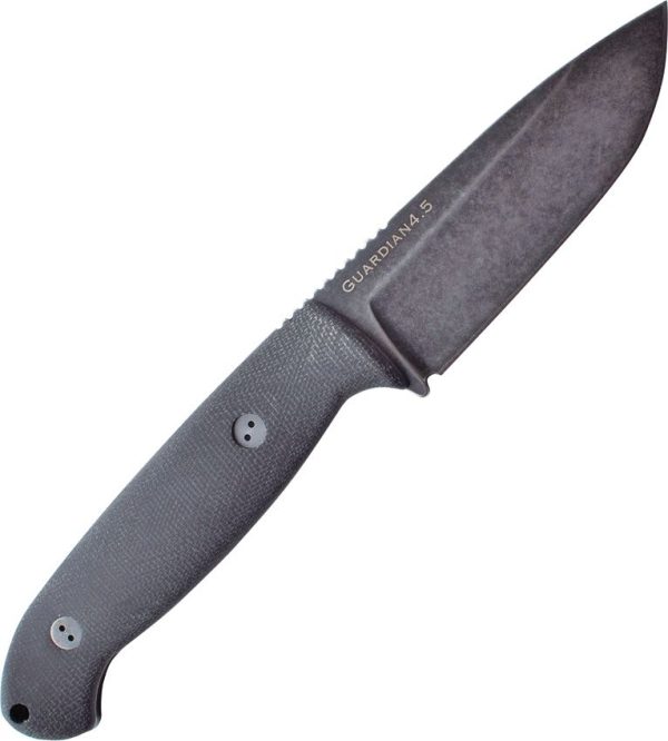 Bradford Guardian 4.5 Fixed Blade N690 Black Micarta