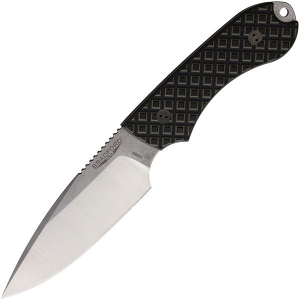 Bradford Guardian 4 Fixed Blade Knife N690 OD Green Black