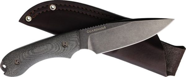 Bradford Guardian 4 Fixed Blade Knife N690 Black Micarta