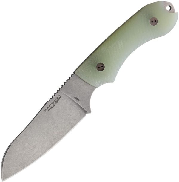 Bradford Guardian 4 Sheepsfoot N690 Stainless Jade G10