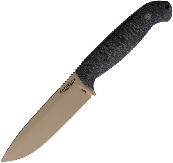 Bradford Guardian 5.5 Fixed Blade N690 Coyote Tan Cerakote