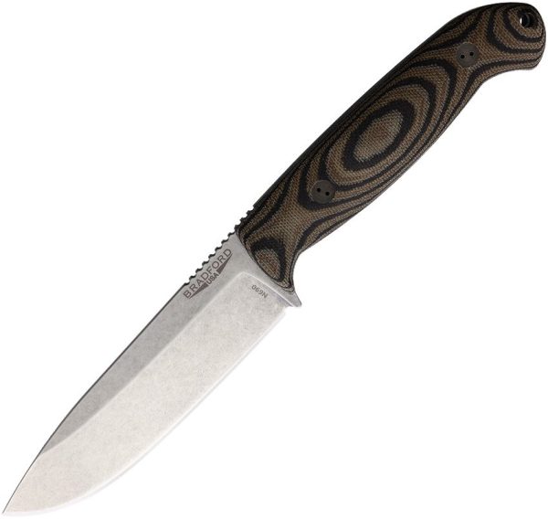 Bradford Guardian 5.5 Fixed Blade N690 Camo Micarta USA