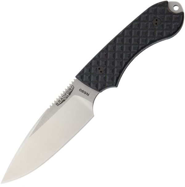 Bradford Guardian 4 Fixed Blade Knife N690 Black G10