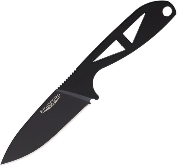 Bradford G-Necker NitroV Black DLC Fixed Blade Knife
