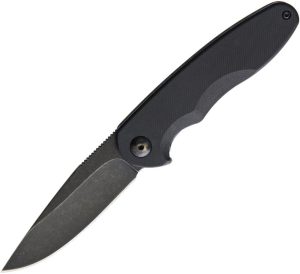 BRB215.jpg Brous Blades Specter Framelock 3" D2 Steel Folding Knife Black G10