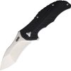 Brous Blades Serrated R Linerlock - D2 Steel Black G10