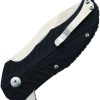 Brous Blades Serrated R Linerlock - D2 Steel Black G10