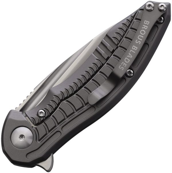Brous Blades Bionic 3.0 Framelock Titanium Handle