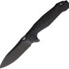 BRB278.jpg Brous Blades Bygones Linerlock Folding Knife D2 Steel Blackout