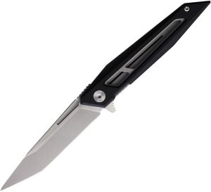 Brous Blades Gaviton Linerlock Folding Knife D2 Black G10