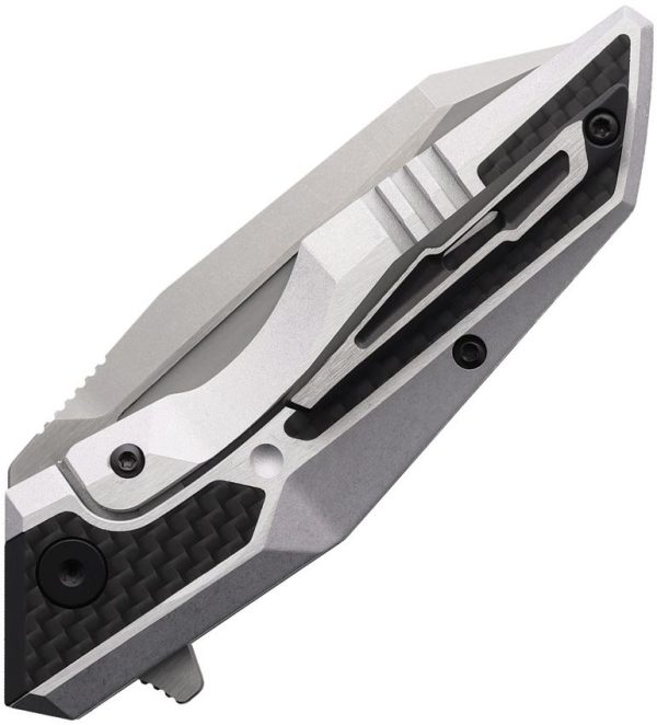 Brous Blades Recluse Framelock Folding Knife D2 Carbon Fiber