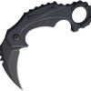 Brous Blades Enforcer Linerlock Blackout Karambit Folding Knife