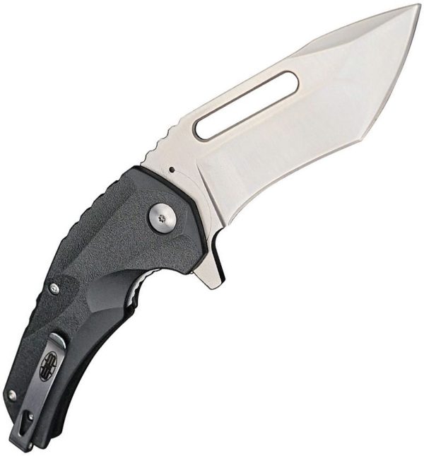 Brous Blades Reloader Linerlock Folding Knife Satin Tanto Blade