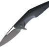 Brous Blades Division Linerlock Folding Knife Blackout 4.5"
