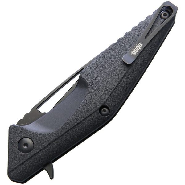 Brous Blades Division Linerlock Folding Knife Blackout 4.5"