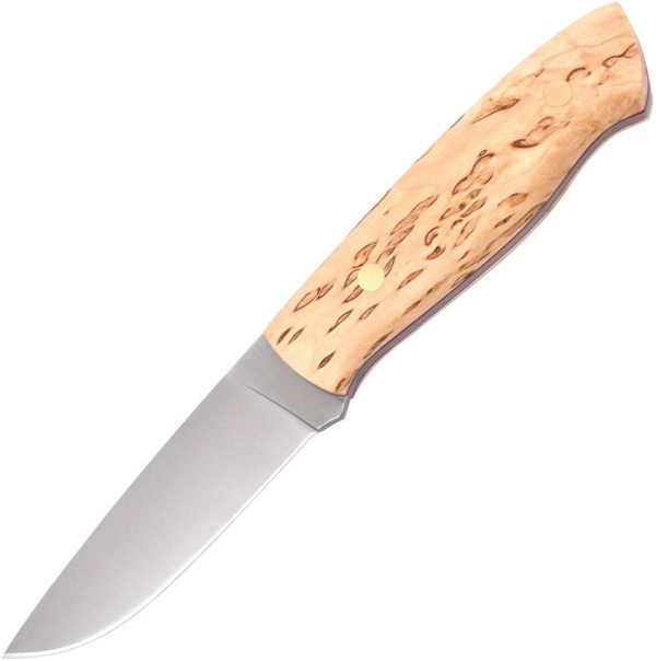 BRISA Trapper 95 Fixed Blade Elmax Steel Birch Handle Knife