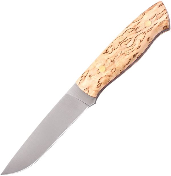 BRI072.jpg Brisa Trapper 115 Birch Fixed Blade Knife Elmax Steel