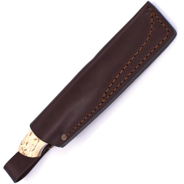 BRISA Trapper 115 Birch Fixed Blade Elmax Steel Knife Sheath