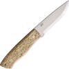 BRI076.jpg BRISA Trapper 95 Curly Birch Fixed Blade Knife