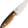 Brisa Scara 60 Fixed Blade Mustard Micarta
