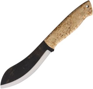 BRI241.jpg Brisa Nessmuk 125 Fixed Blade Knife 80CrV2 Curly Birch