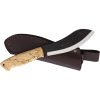 Brisa Nessmuk 125 Fixed Blade Knife 80CrV2 Curly Birch