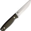 Brisa Trooper 115 Green Micarta Fixed Blade Knife 80CrV2