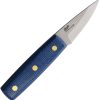 Brisa Crafter Fixed Blade 14C28N Sandvik Blue Micarta Knife