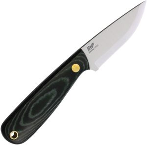 Brisa Necker 70 Green Micarta 12C27 Stainless
