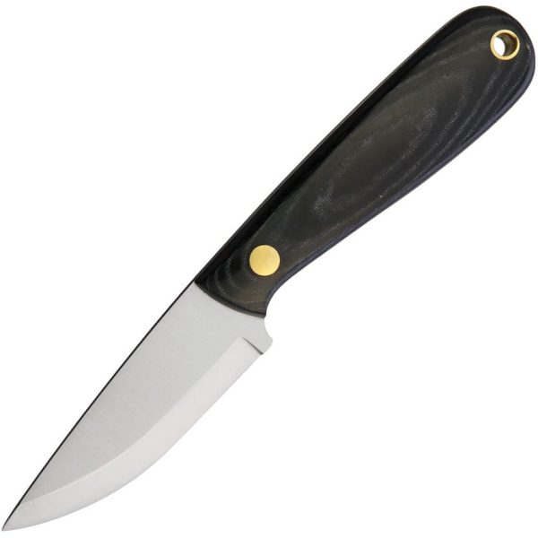 BRI9806_add_01.jpg BRISA Necker 70 Black Micarta Fixed Blade Knife 12C27 Sandvik