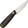 BRI9807.jpg BRISA Necker 70 Black Micarta Fixed Blade Knife 12C27 Scandi