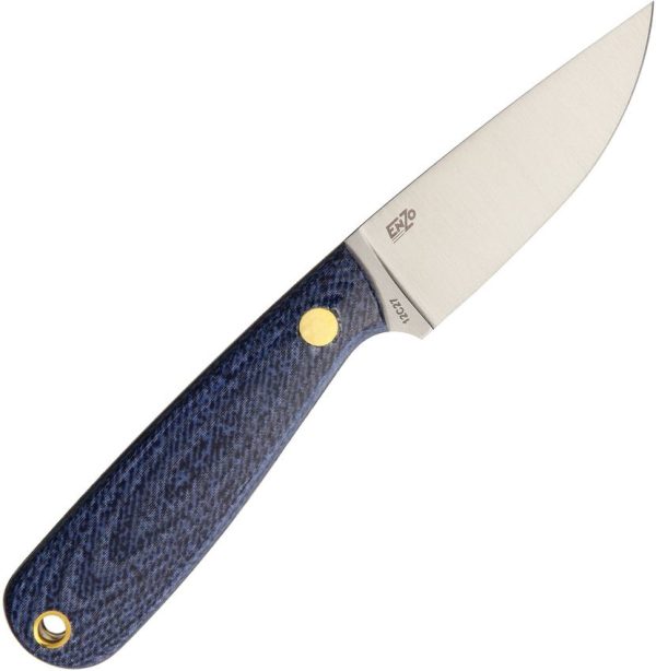 BRISA Necker 70 Ringo Blue Jeans Fixed Blade Knife 12C27
