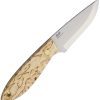 BRI9950.jpg BRISA Bobtail 80 Fixed Blade 12C27 Sandvik Birch Handle Knife