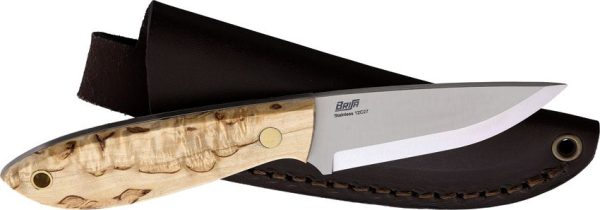 BRI9950_add_03.jpg BRISA Bobtail 80 Fixed Blade 12C27 Sandvik Birch Handle Knife