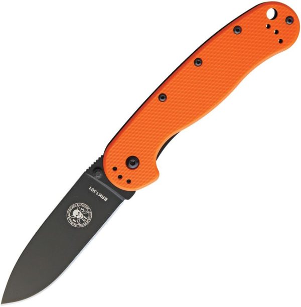 BRK1301ORB.jpg BRK ESEE Avispa Framelock Orange G10 Folding Knife AUS-8