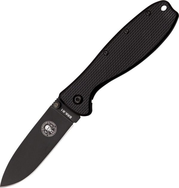BRK Esee Zancudo Framelock 3" Black AUS-8A Folding Knife