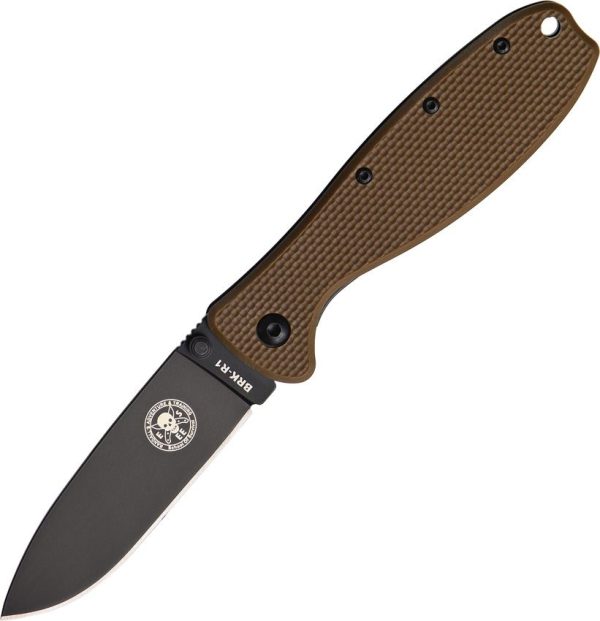 BRK Esee Zancudo Framelock Folding Knife 3" Black AUS-8A Coyote