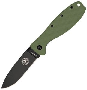BRK Zancudo Framelock OD Green Black Blade Folding Knife