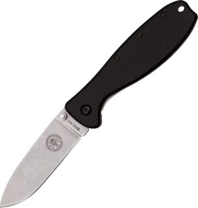 BRKR2.jpg BRK Zancudo Framelock D2 Black Folding Knife 3" Blade
