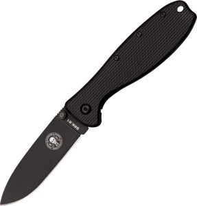 BRKR2B.jpg BRK Zancudo Framelock Black D2 Folding Knife 3in Blade