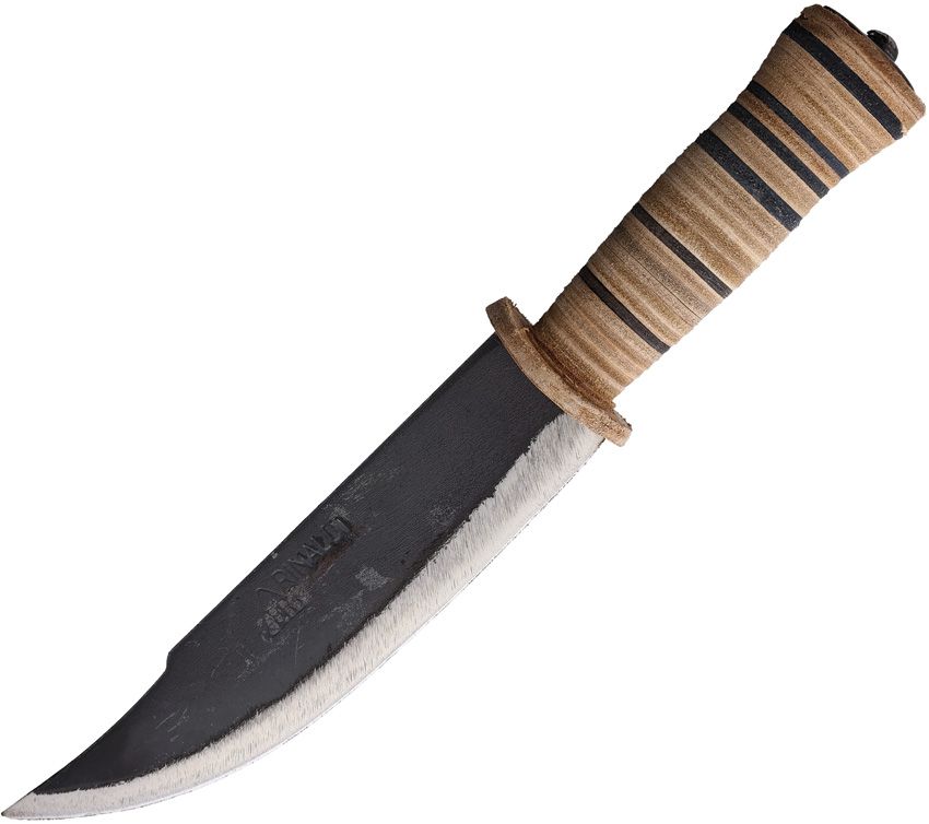 BR Rinaldi Hunter's Knife 7.75" Spring Steel Blade w/ Sheath