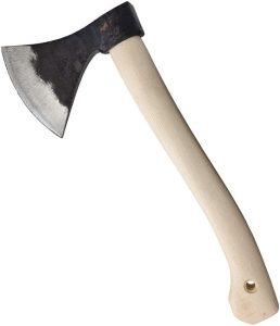 BR Rinaldi Lavagna Axe 15" Spring Steel Fixed Blade Wood Handle