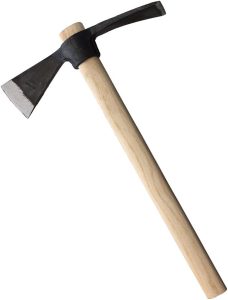 BR Rinaldi Hoe-Axe 18" Spring Steel Axe Wood Handle Italian